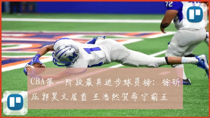 CBA第一阶段最具进步球员榜:徐昕压郭昊文居首 王浩然贺希宁前五